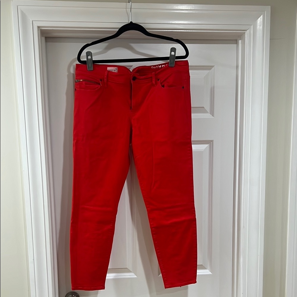 Women's Red Jeans